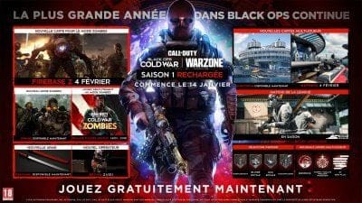 Call of Duty: Black Ops Cold War, la prochaine map Zombies Firebase Z dévoilée, le reste des nouveautés de la Saison 1 détaillé