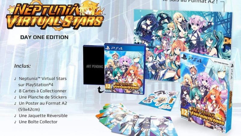 L'édition Day One pour le jeu PS4 Neptunia Virtual Stars