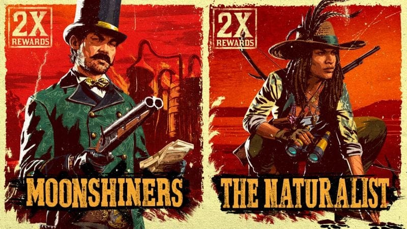 Bonus pour distillateurs clandestins et naturalistes dans Red Dead Online