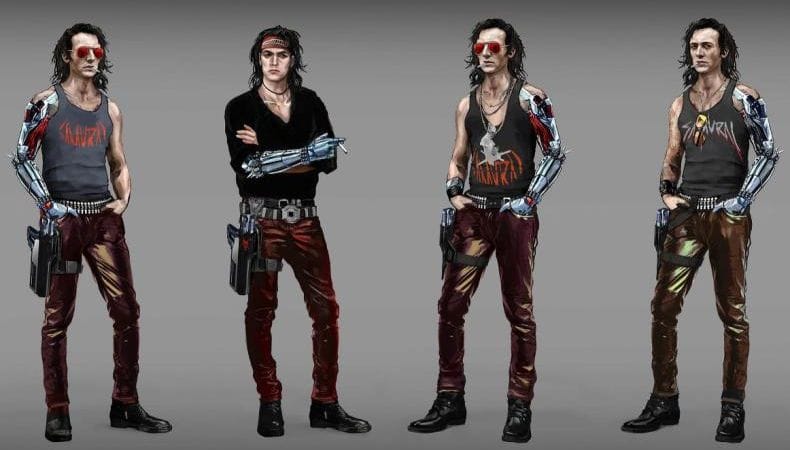 Cyberpunk 2077 Art Reveals What Johnny Silverhand Looked Like Before Keanu Reeves Was Cast - PlayStation Universe