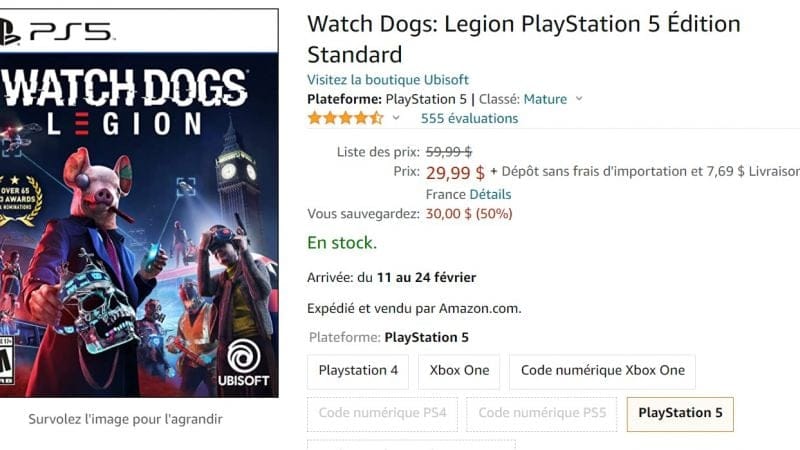 [PROMO] La version PS5 à 31,81€