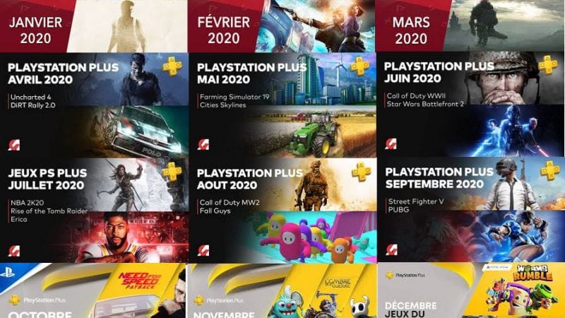 [SONDAGE] rétrospective PS+ 2020