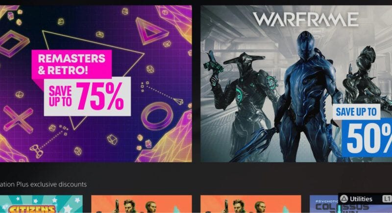 Le PS5 PSN Store dispose enfin d’une section dédiée aux réductions