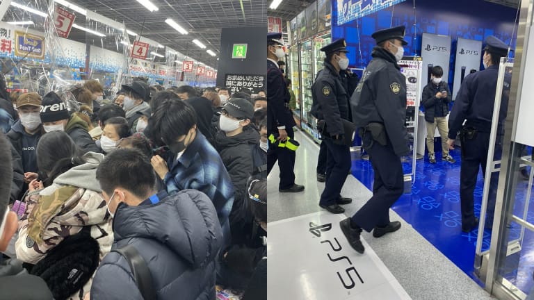 Crowded Chaos Ensues At A Tokyo Store Due To PS5 Restock - PlayStation Universe