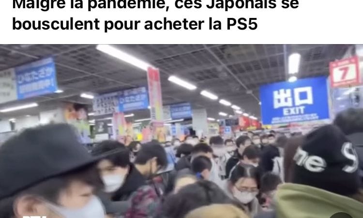 Bousculade au Japon pour une PS5