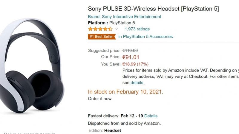 [PROMO] Casque Sony Pulse 3D