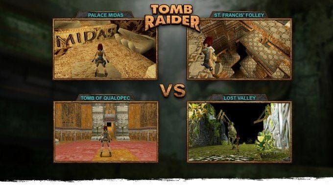 #TR25: Sondage: Quel est votre niveau préféré du premier Tomb Raider ? ?