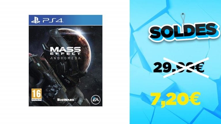 Soldes d'hiver 2021 : Mass Effect Andromeda PS4 à 7€20