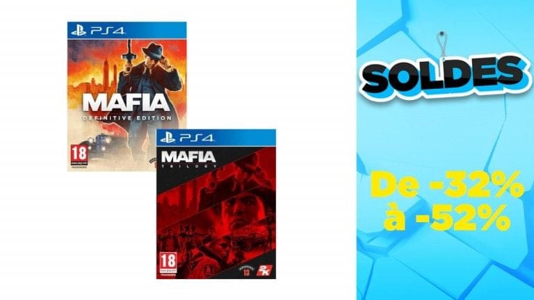 Soldes d'hiver 2021 : Jusqu'à -52% sur Mafia Definitive Edition et Mafia Trilogy pour PS4