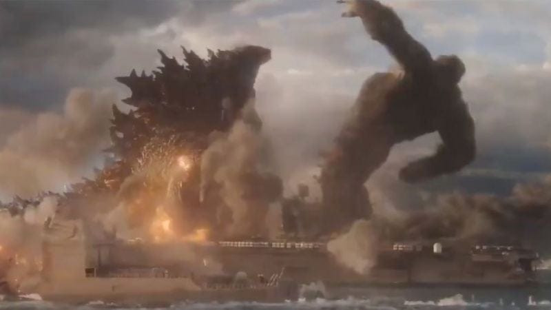 Godzilla met la pâtée à Kong dans le trailer japonais de Godzilla vs Kong