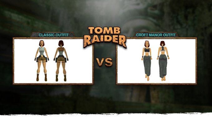 25 ans de Tomb Raider: Sondage: Quelle est votre tenue préférée du premier Tomb Raider ?
