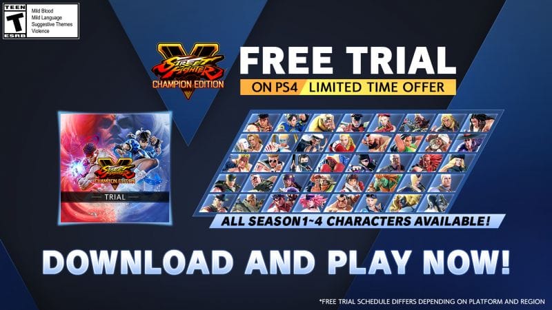 Street Fighter V CE - Trial Version (11/02 au 24/02)