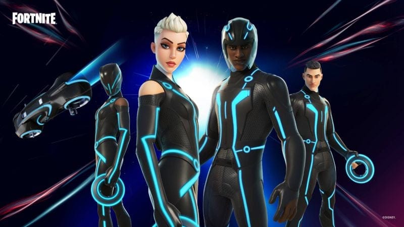 Tron vient déployer la Grille dans Fortnite