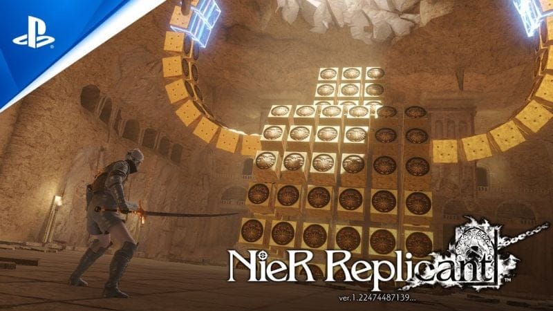 NieR Replicant ver.1.22474487139... - The Barren Temple Gameplay | PS4