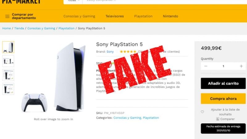 PS5 : n'achetez surtout pas sur ce site, c'est une arnaque qui vole vos coordonnées bancaires