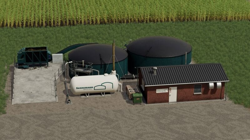 Biogas Plant 450kW : une station compatible Manure System - SimulAgri.fr