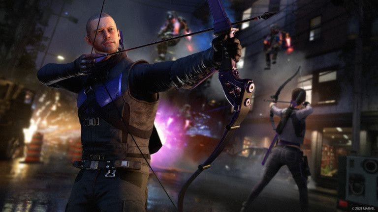 Marvel's Avengers : Hawkeye et les versions next-gen datés