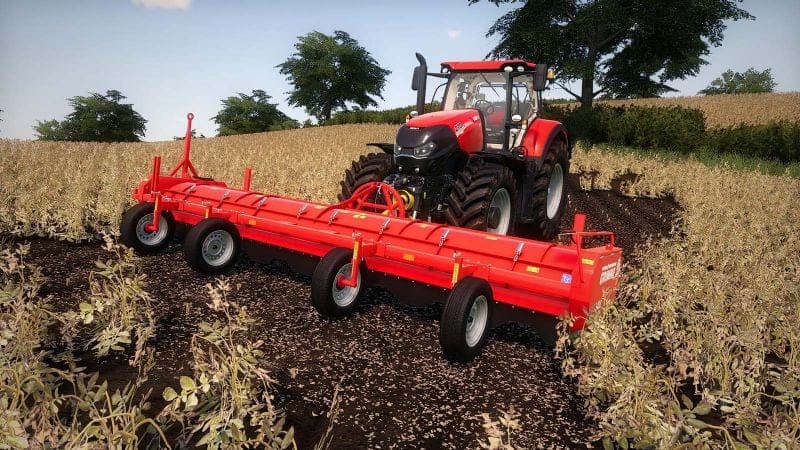 Grimme KS 5400 : le défanage grande largeur sur FS 19 - SimulAgri.fr