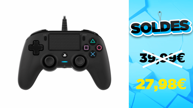 Soldes 2021 . la manette filaire PS4 Nacon au meilleur prix