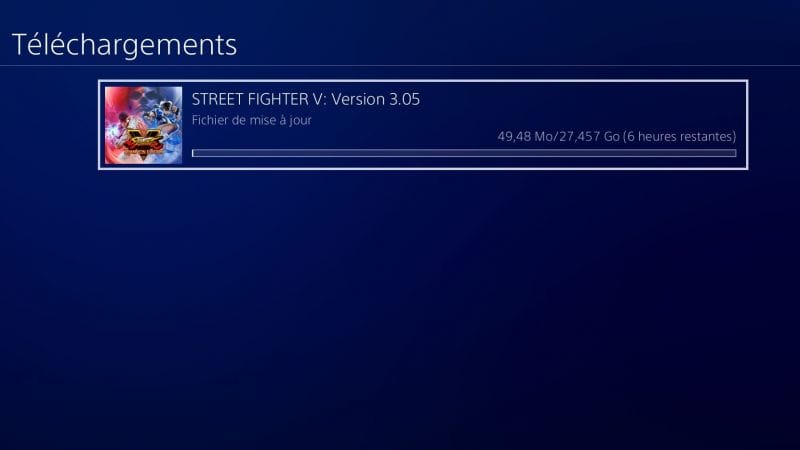 Street Fighter V - Mise à jour 3.05