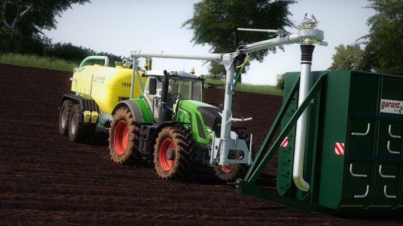 Zunhammer FANT pour FS 19 : le Manure System s'équipe d'un bras de pompage avant - SimulAgri.fr