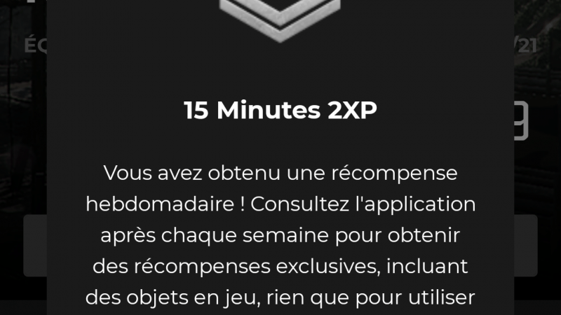 Jetons double exp gratuit