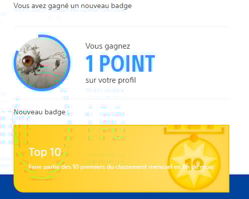 Bug de badge ?