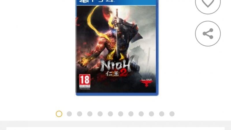 Nioh 2 à 9.99€ sur Fnac.com