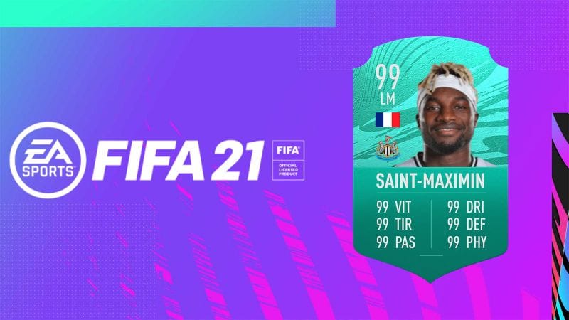 L'étonnante équipe sur FIFA 21 Ultimate Team d'Allan Saint-Maximin - Dexerto.fr