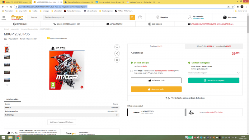 MXGP 2020 à 39.99€