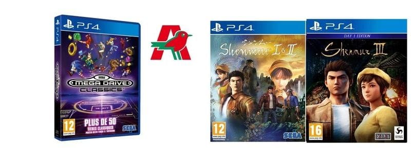 Les bons plans de la rédac' - SEGA + PS4 + Auchan = toujours 10€