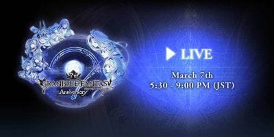 Granblue Fantasy : le live du 7e anniversaire à suivre ce dimanche dès 7h30