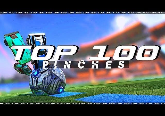 ROCKET LEAGUE TOP 100 PINCHES (BALL GOES BRR ZOOM ZOOM 😲)
