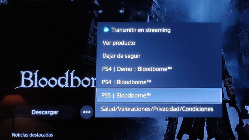 Leaks de bloodborne sur ps5