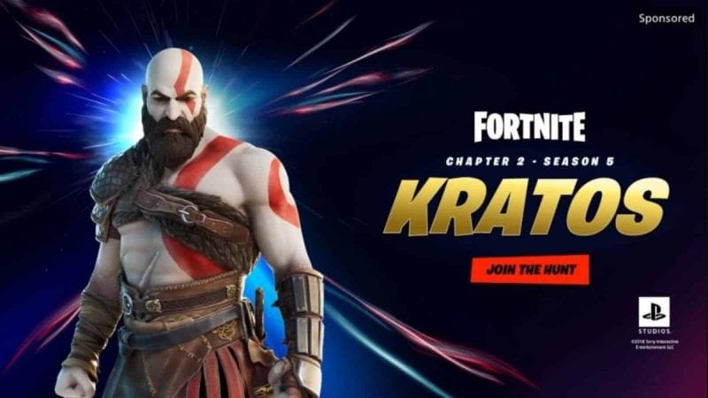 Kratos de retour dans Fortnite