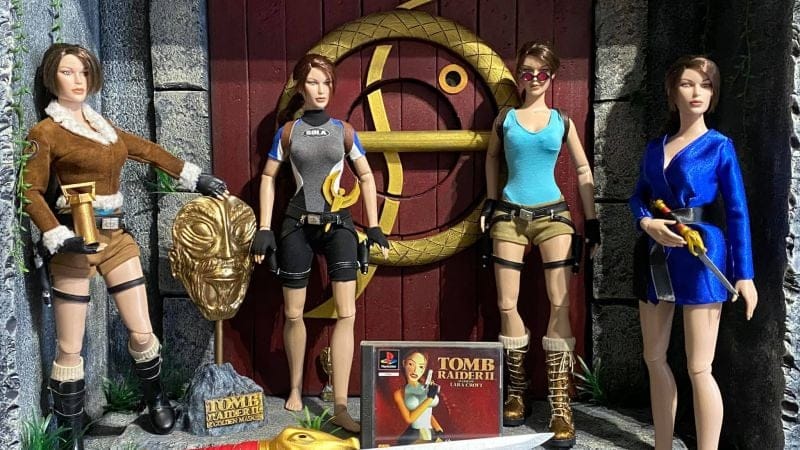 Insolite: Il crée un diorama Tomb Raider II... en personnalisant des poupées.