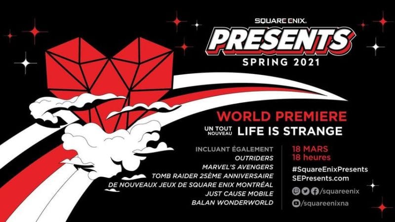 Square Enix presents: Un nouveau Life is Strange et bien d'autres annonces le 18 Mars !