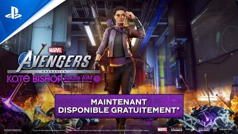 Marvel's Avengers | Aux prises avec l'AIM Bande-annonce de Kate Bishop - VOSTFR - 4K | PS5, PS4