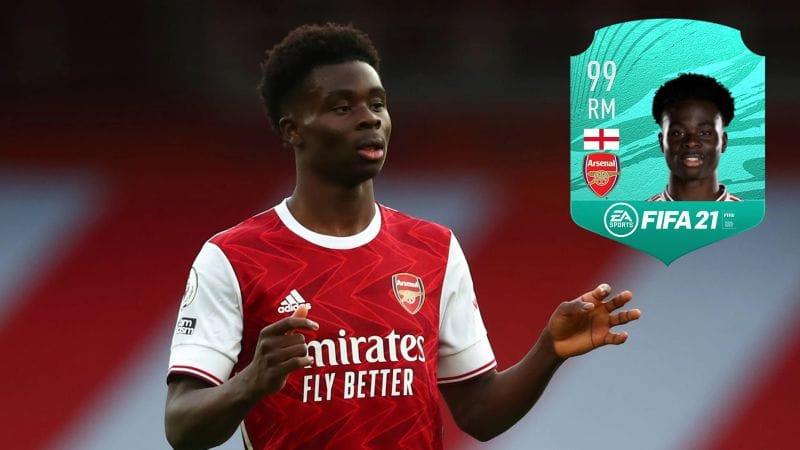 L'équipe FIFA 21 de Bukayo Saka ne compte aucune légende d'Arsenal - Dexerto.fr