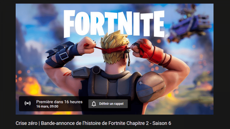 5h ou 9h pour l'heure de la saison 6 sur Fortnite ?