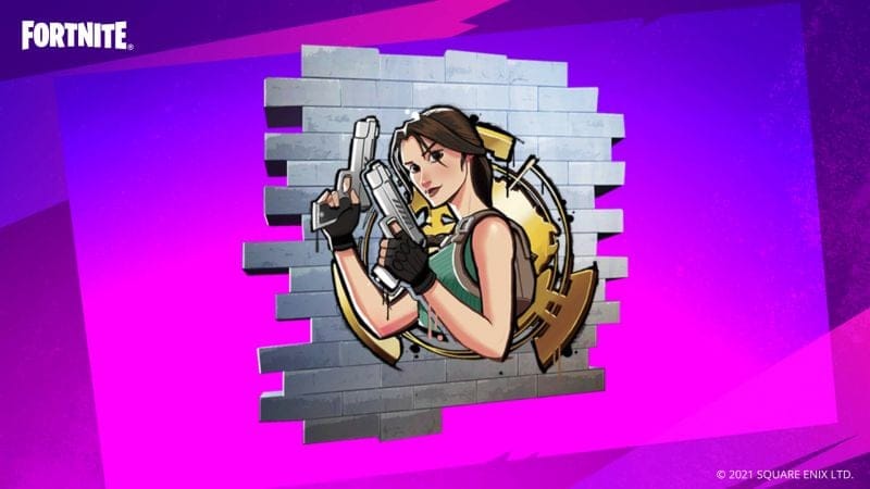 Code gratuit pour un spray Lara CROFT