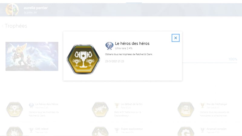 Mon 8ème platine!