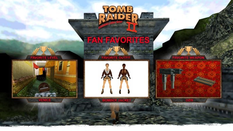 Résultats des sondages Tomb Raider II: Starring Lara Croft