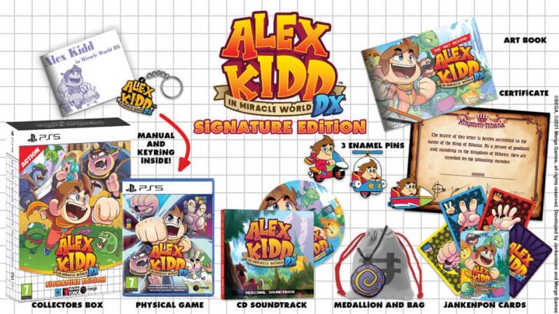 Détail de l’édition collector d' Alex KID