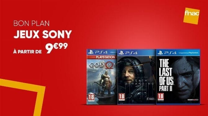 Plus de 50 jeux PS4 à prix fou sur Fnac.com ! (Stocks limités)