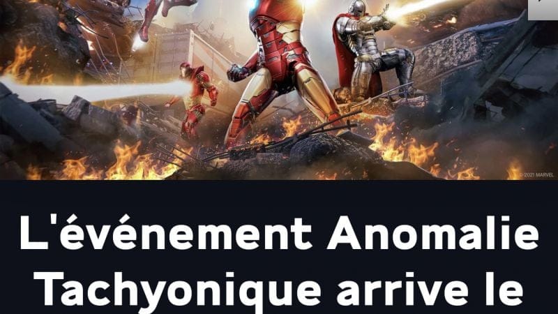 L'événement AnomalieTachyonique arrive le 22 avril