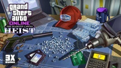 GTA Online : nouveaux diamants à braquer au casino, T-shirt gratuit et plus à l'honneur cette semaine