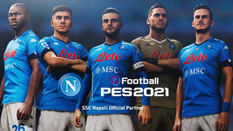 Konami récupère le Napoli SSC en exclusivité pour PES 2022