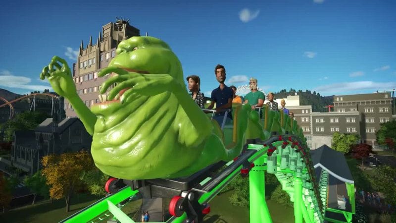 Bande-annonce Planet Coaster : le DLC SOS Fantômes arrive sur consoles - jeuxvideo.com