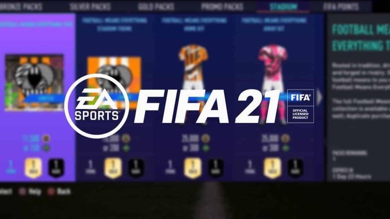 Les packs cosmétiques de FIFA 21 attisent les foudres des joueurs - Dexerto.fr